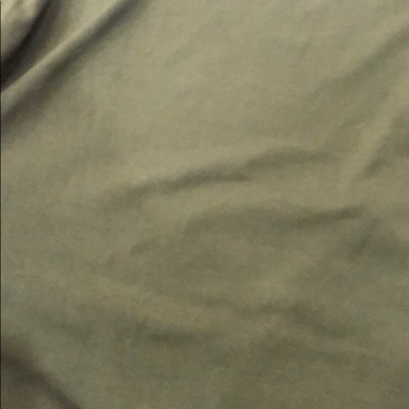 Army green open back long sleeve top size small - Picture 4 of 6